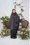 Telekung Rosalinda Ink Black